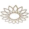 Ekena Millwork Daisy Wood Fretwork Pierced Ceiling Medallion, Birch, 40"OD x 13 1/4"ID x 1/4"T CMWP40X40X0250DABI - alternate 5
